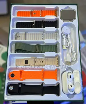 Versatile Smart Watch ( 7 Straps, Earbuds/ Airpods)