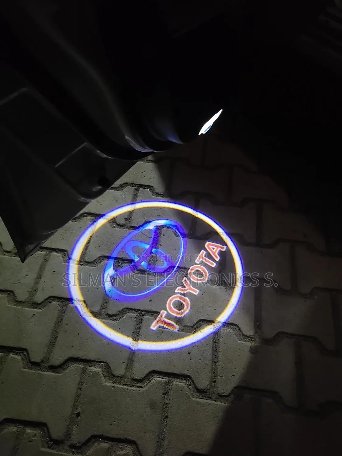 3D Shadow Light for Doors With Toyota Logo