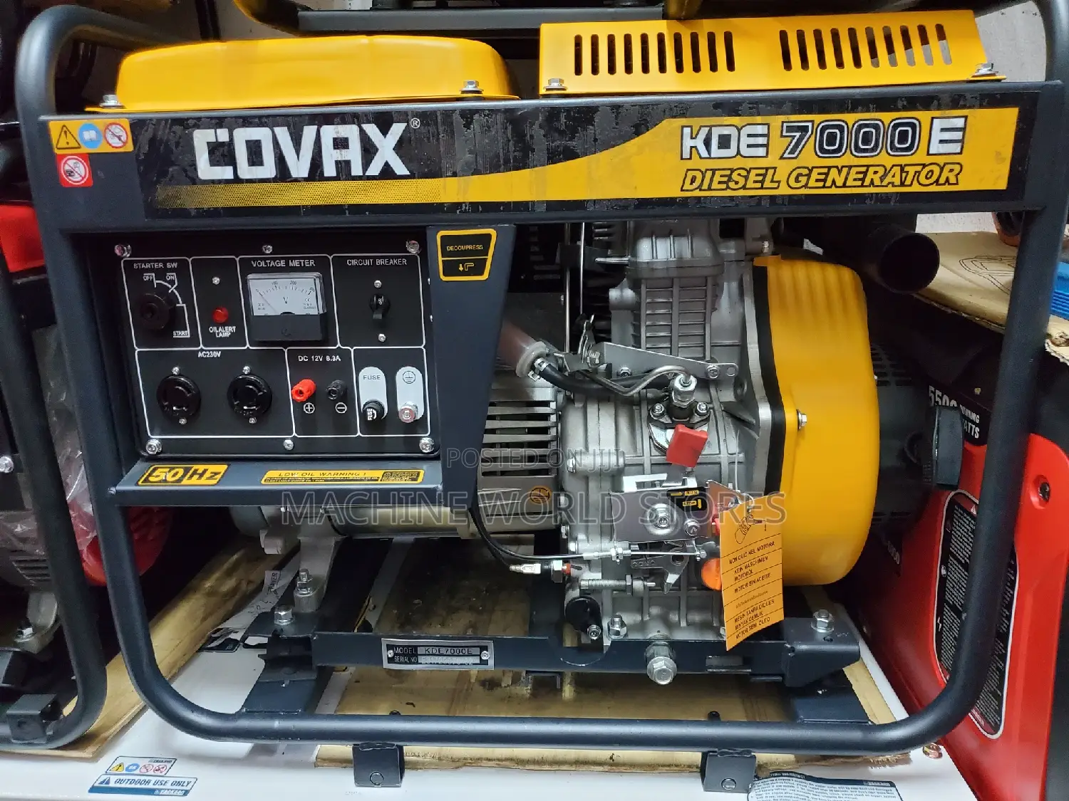 Diesel Generator Open Body Covax 7000
