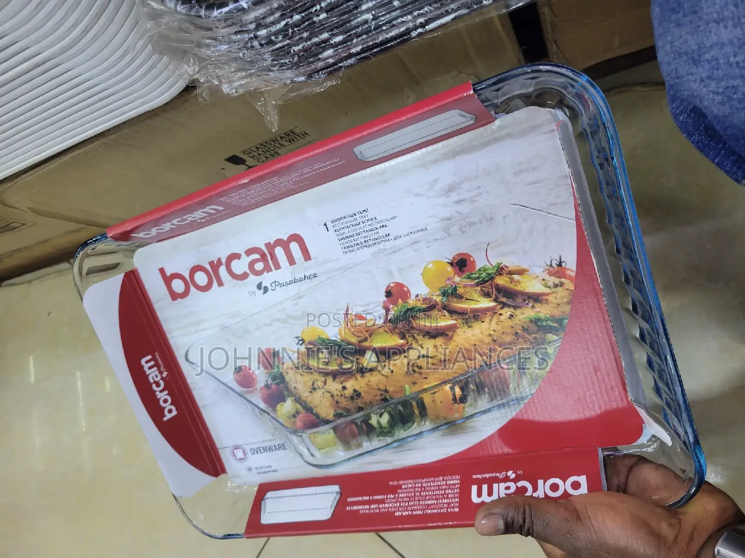 Borcam Glass Oven Ware Tray