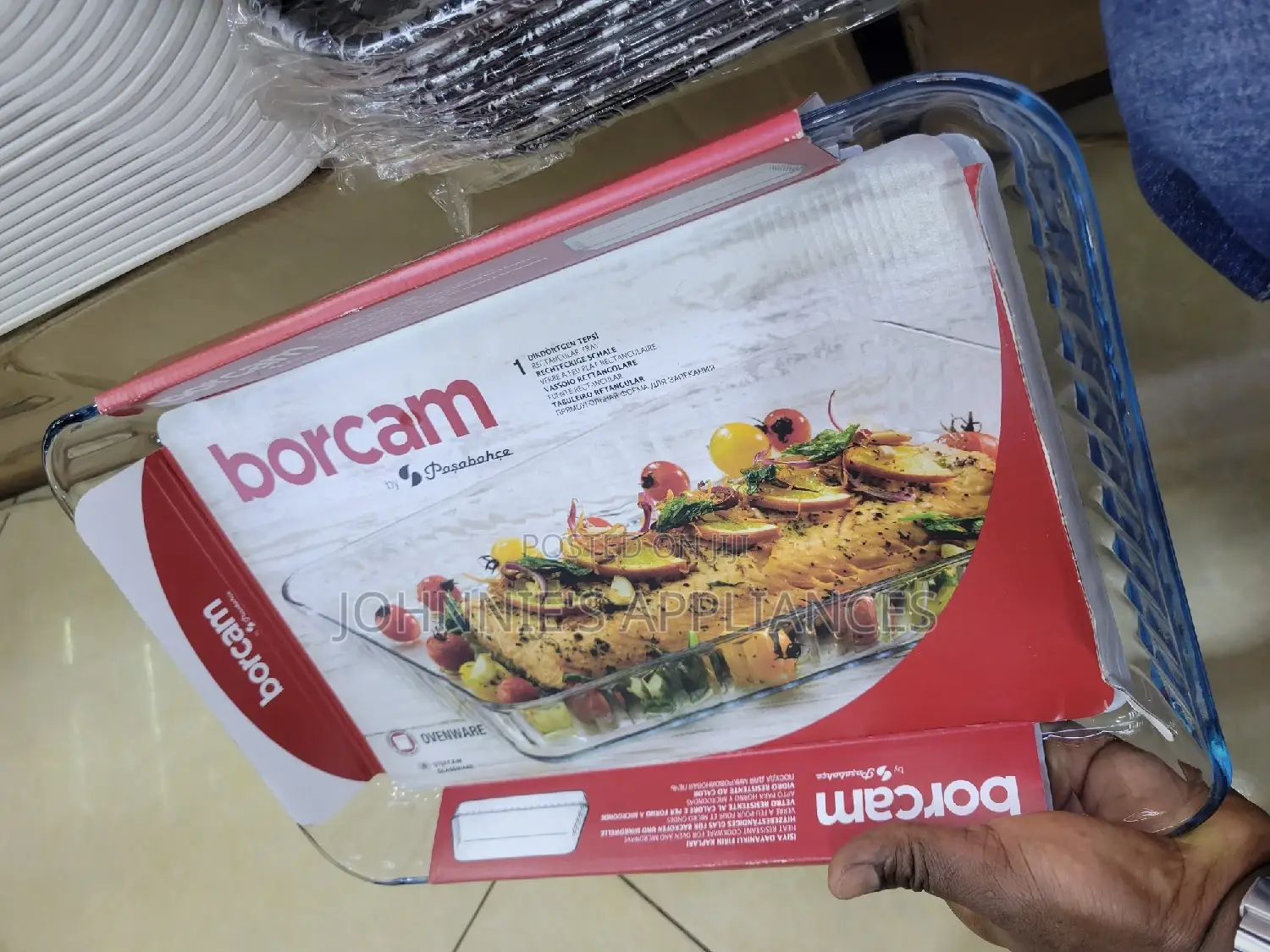 Borcam Glass Oven Ware Tray