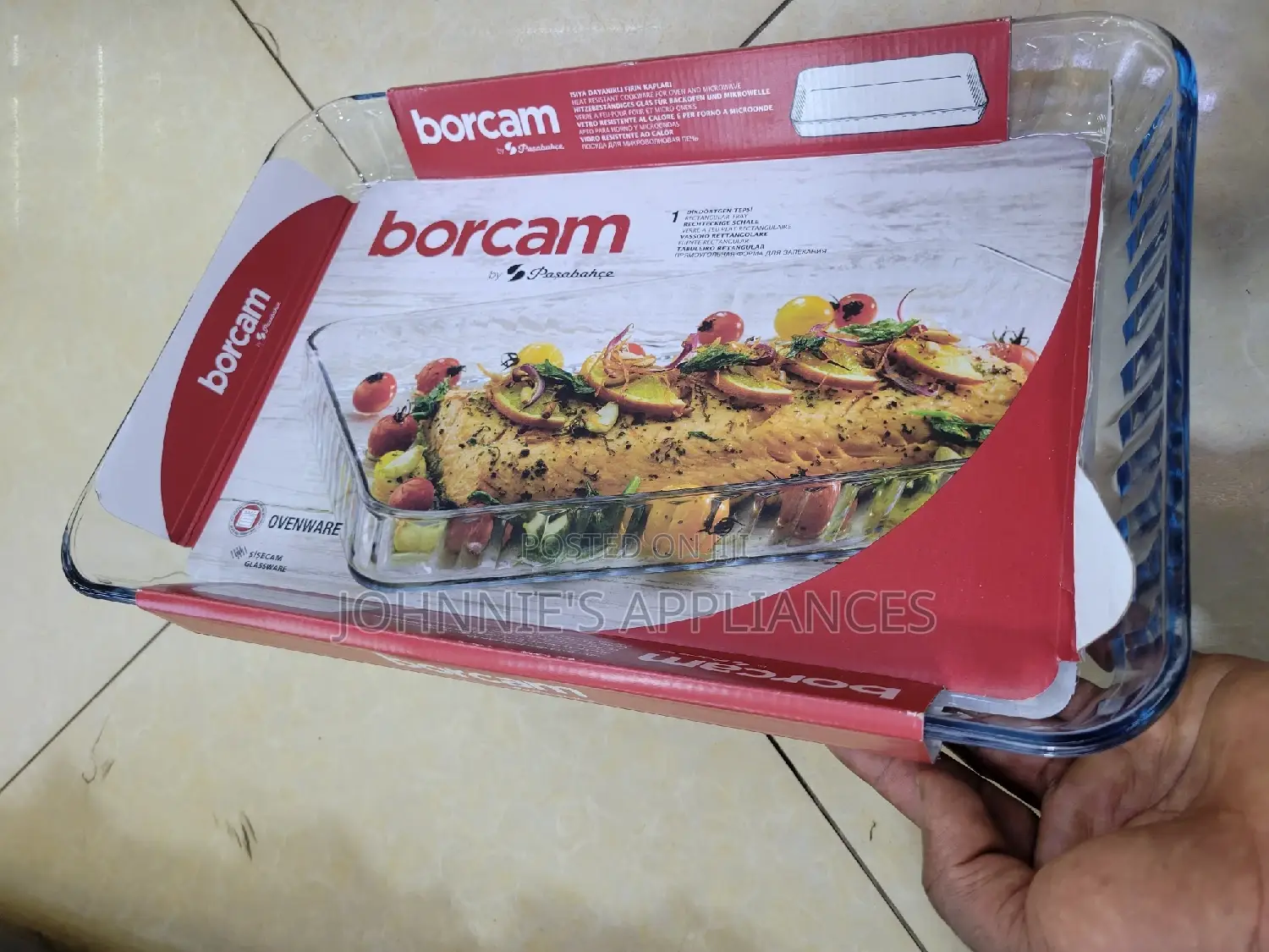 Borcam Glass Oven Ware Tray