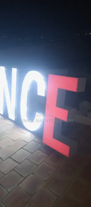 High Sky Scrapper 3 D LED Letters