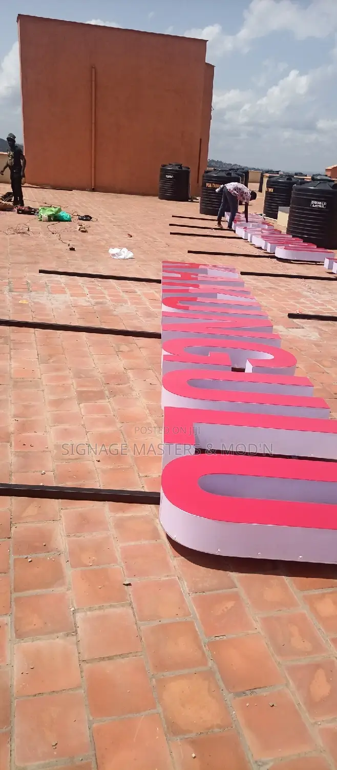 High Sky Scrapper 3 D LED Letters