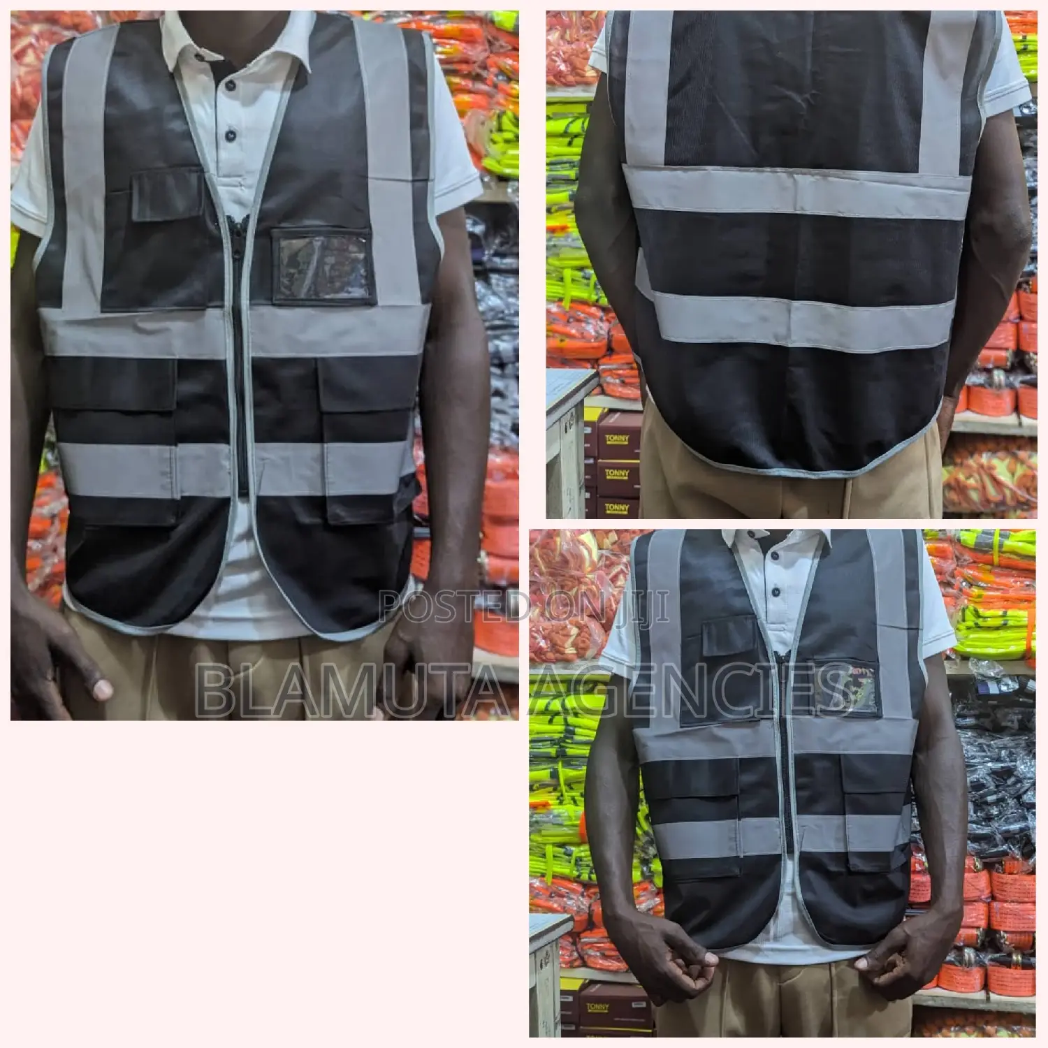 Reflector Jackets Black (Black Reflector Jacket