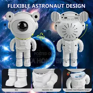 Astronaut Star Galaxy Projector Lamp Nebula Moon Night Light