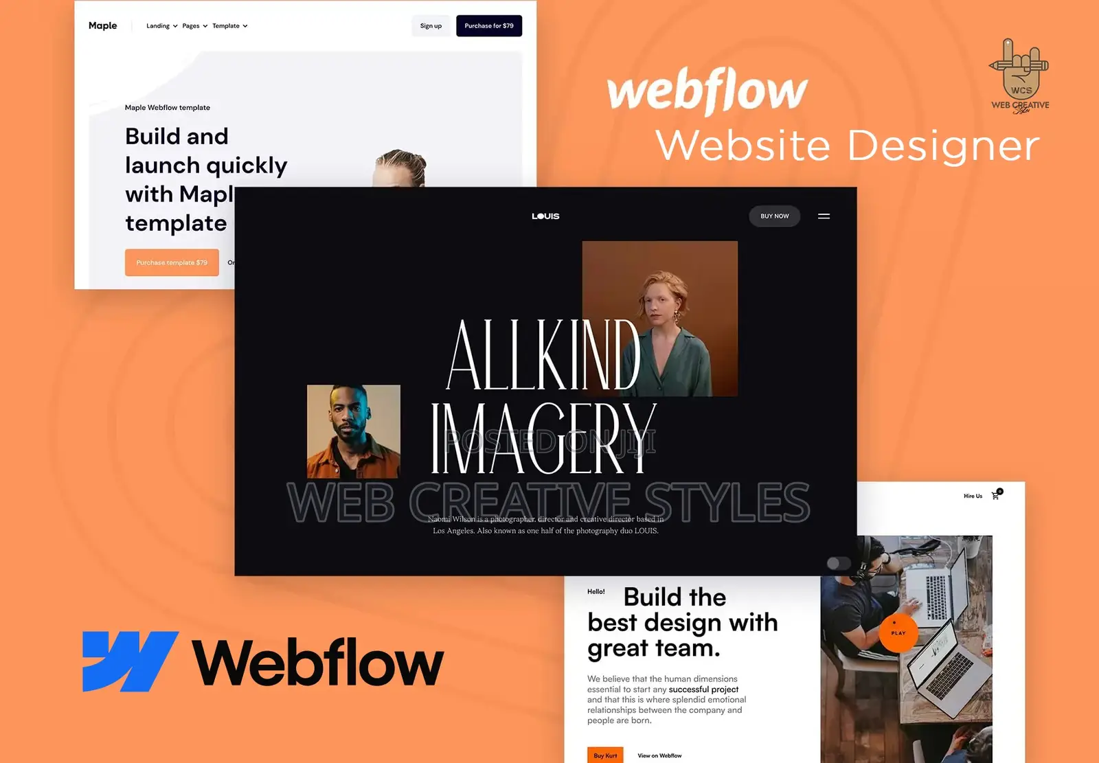 Acquire a Webflow Website Designed by a Certified Designer