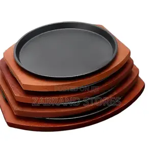 Round Kitchen Sizzling Platter