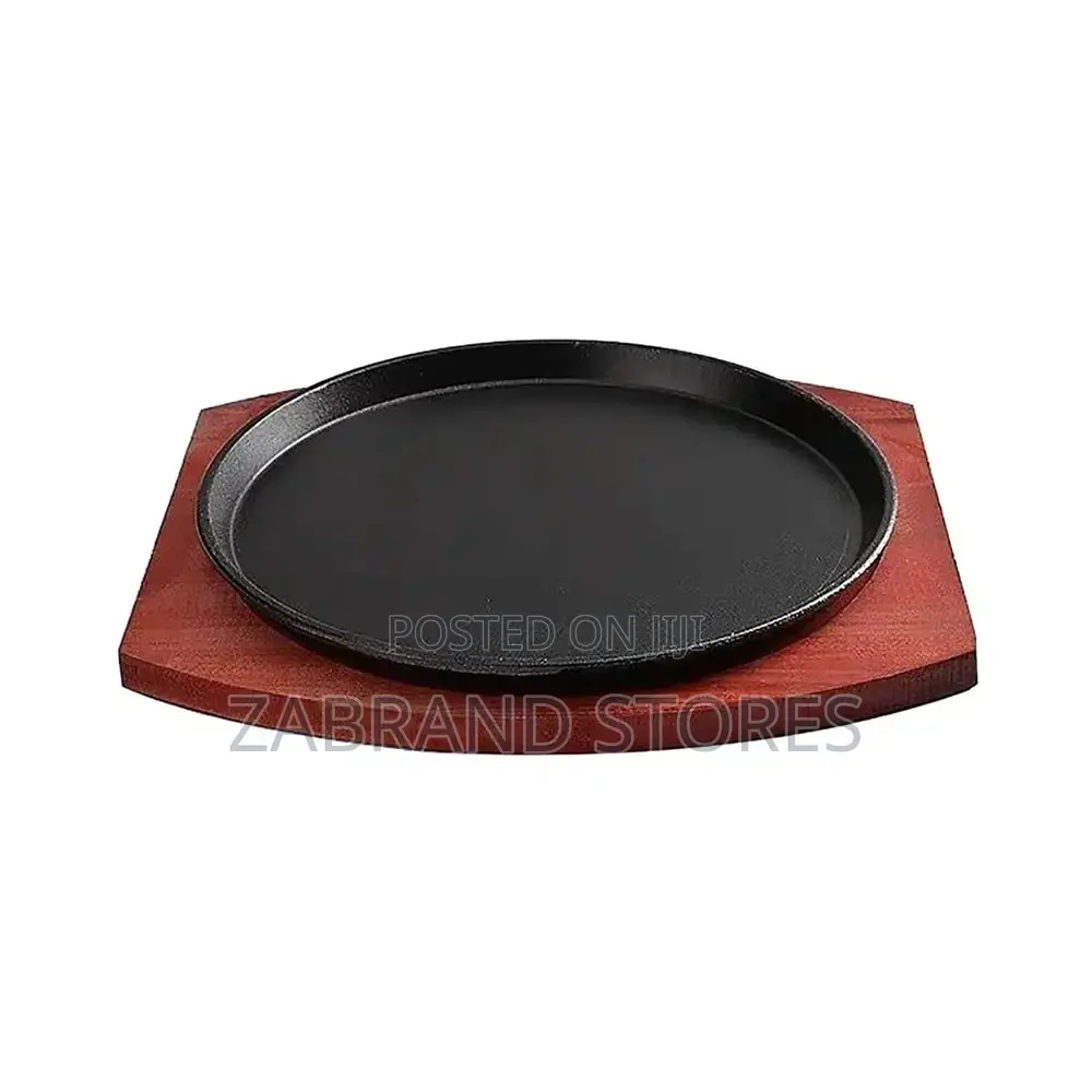 Round Kitchen Sizzling Platter