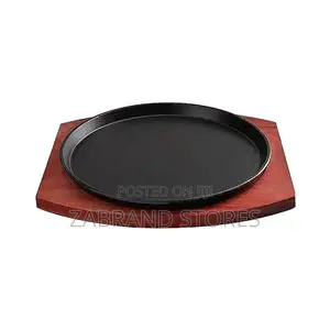 Round Kitchen Sizzling Platter
