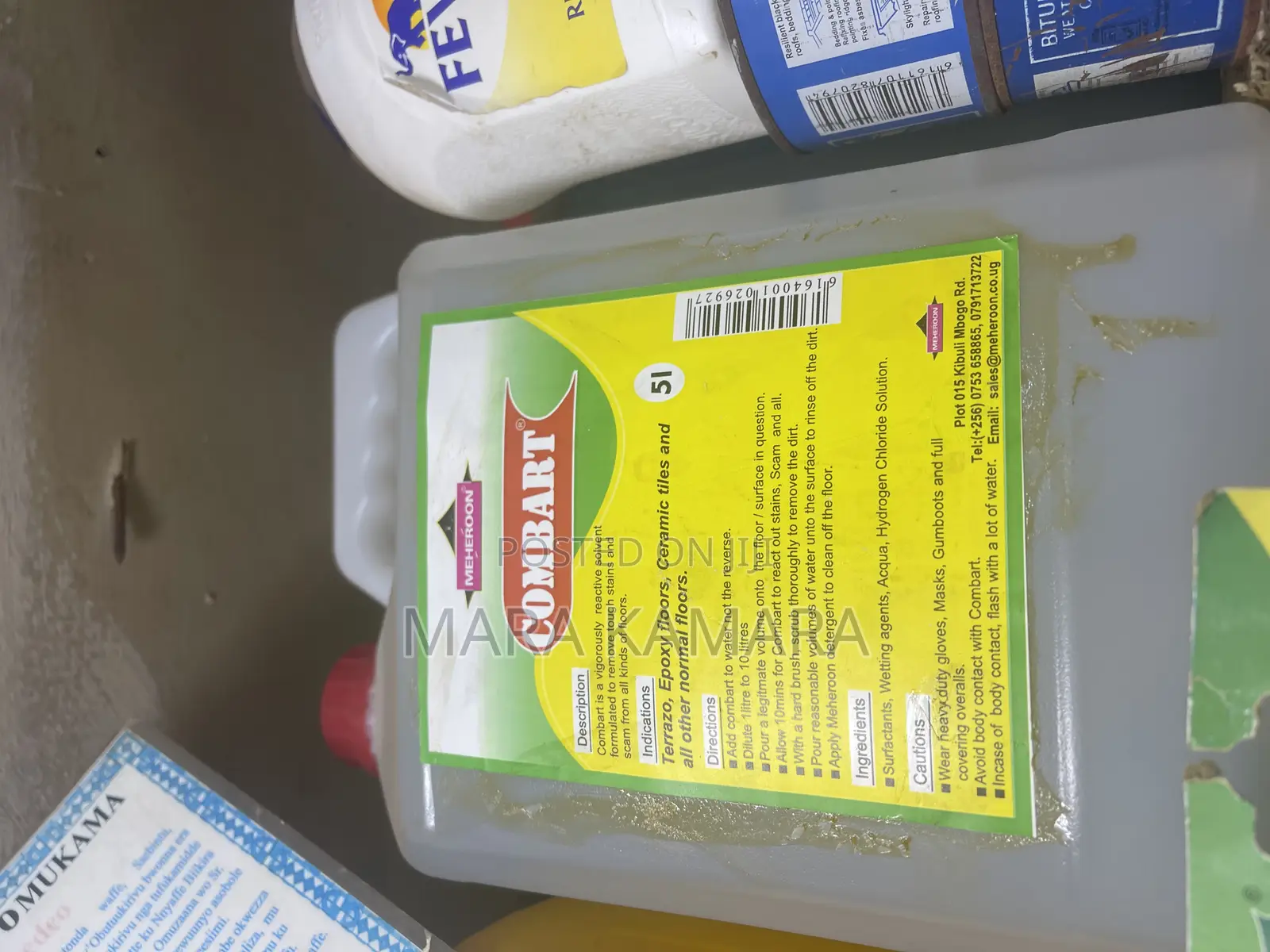 Tile Cleaner and Terrazzo Cleaner Combart
