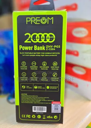 Preom 20000 Power Bank ZHY-PO3Z-C204
