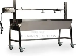 Heavy Duty Outdoor Stainless Steel BBQ Rotisserie Grill 60kg