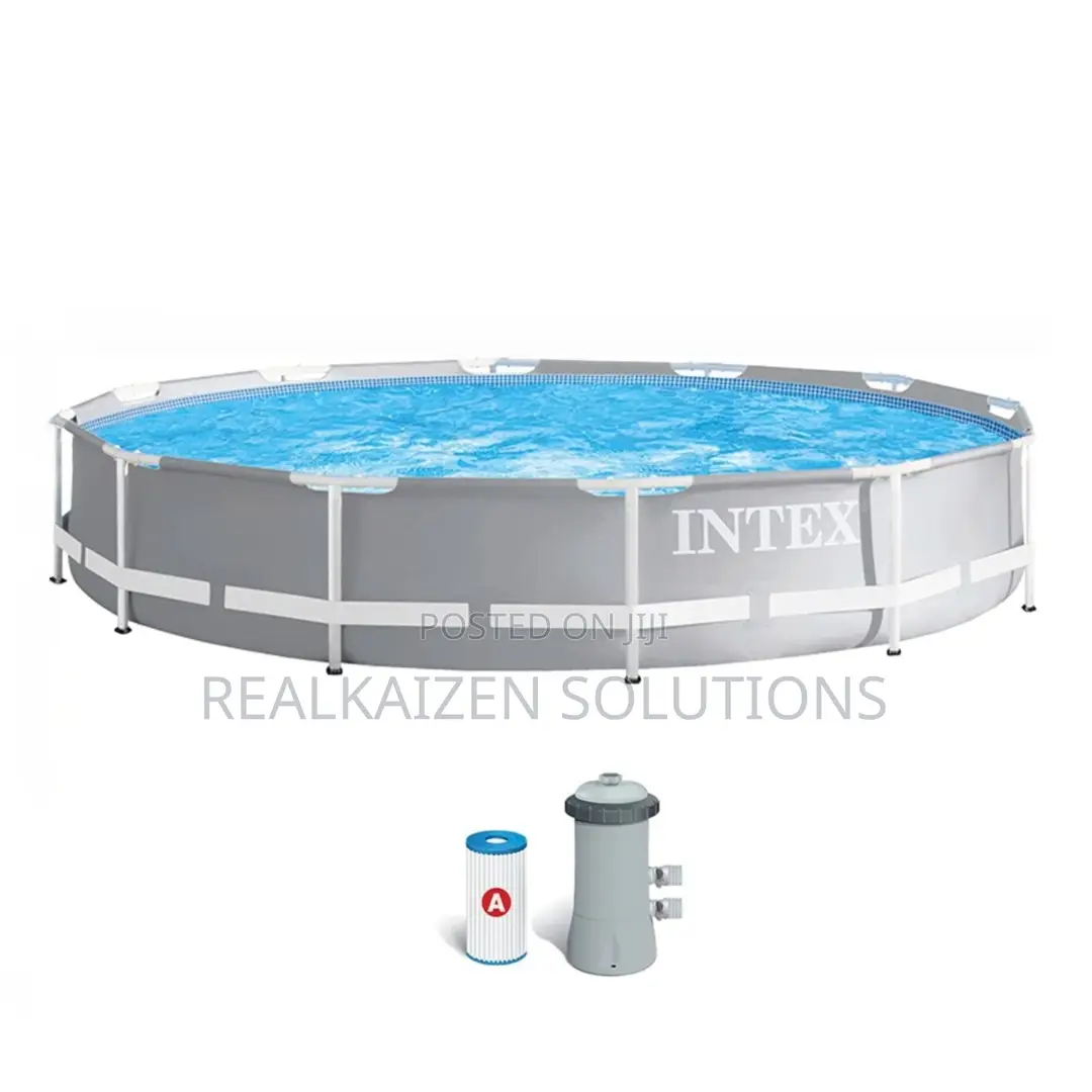 INTEX Prism Premium Metal Frame Pool 366 X 76cm With Filter