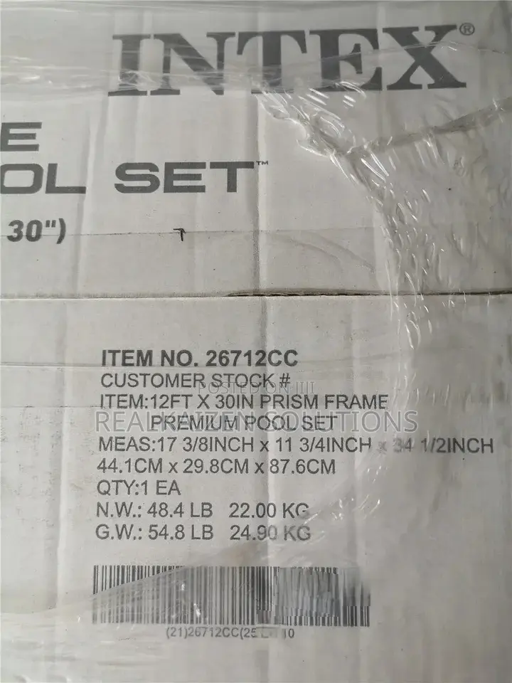 INTEX Prism Premium Metal Frame Pool 366 X 76cm With Filter