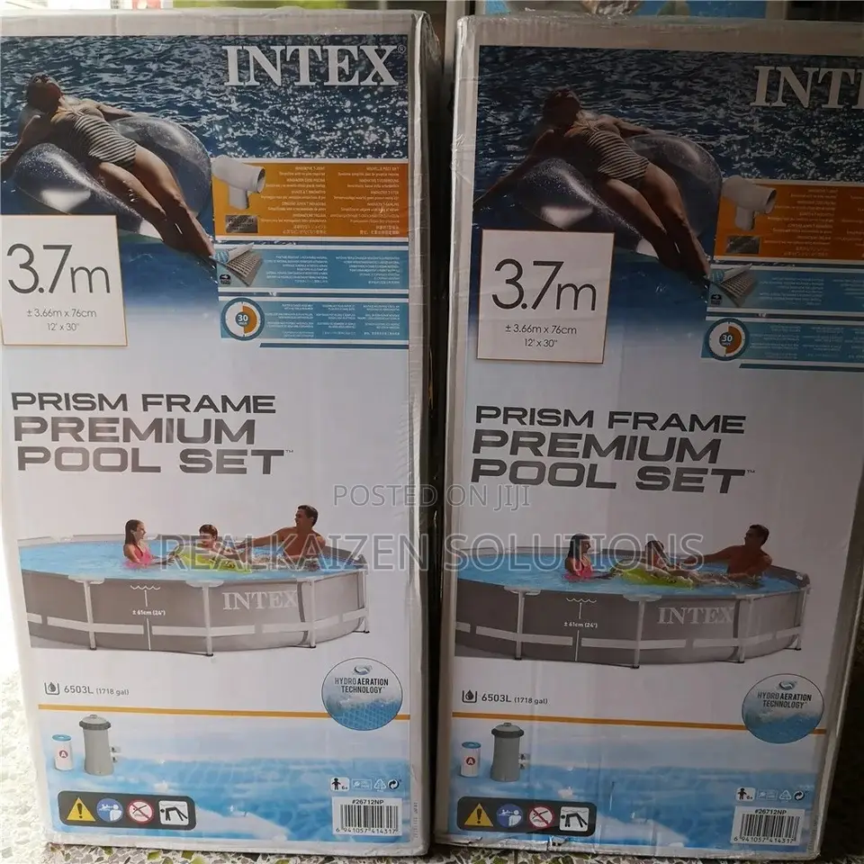 INTEX Prism Premium Metal Frame Pool 366 X 76cm With Filter