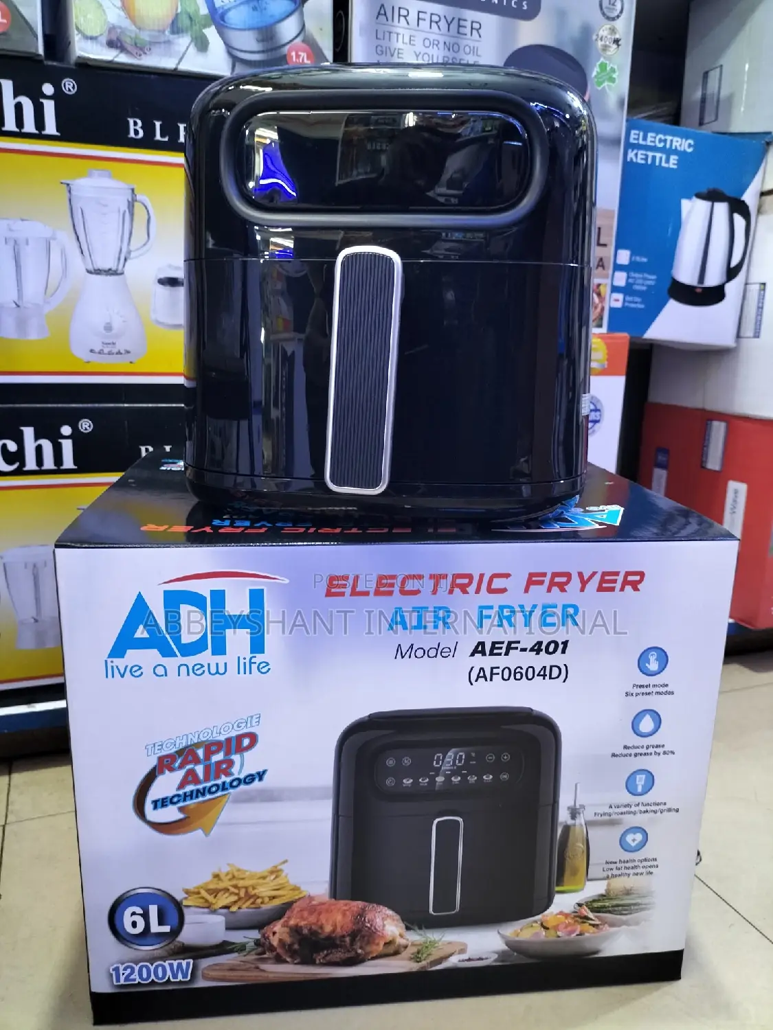 Air Fryer Adh Electric Air Fryer 6L Air Fryer Digital Air