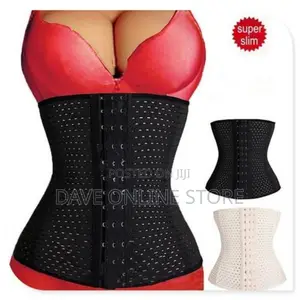Photo - Women's Slim Waist Trainer Abdomen Slimming Corset Black