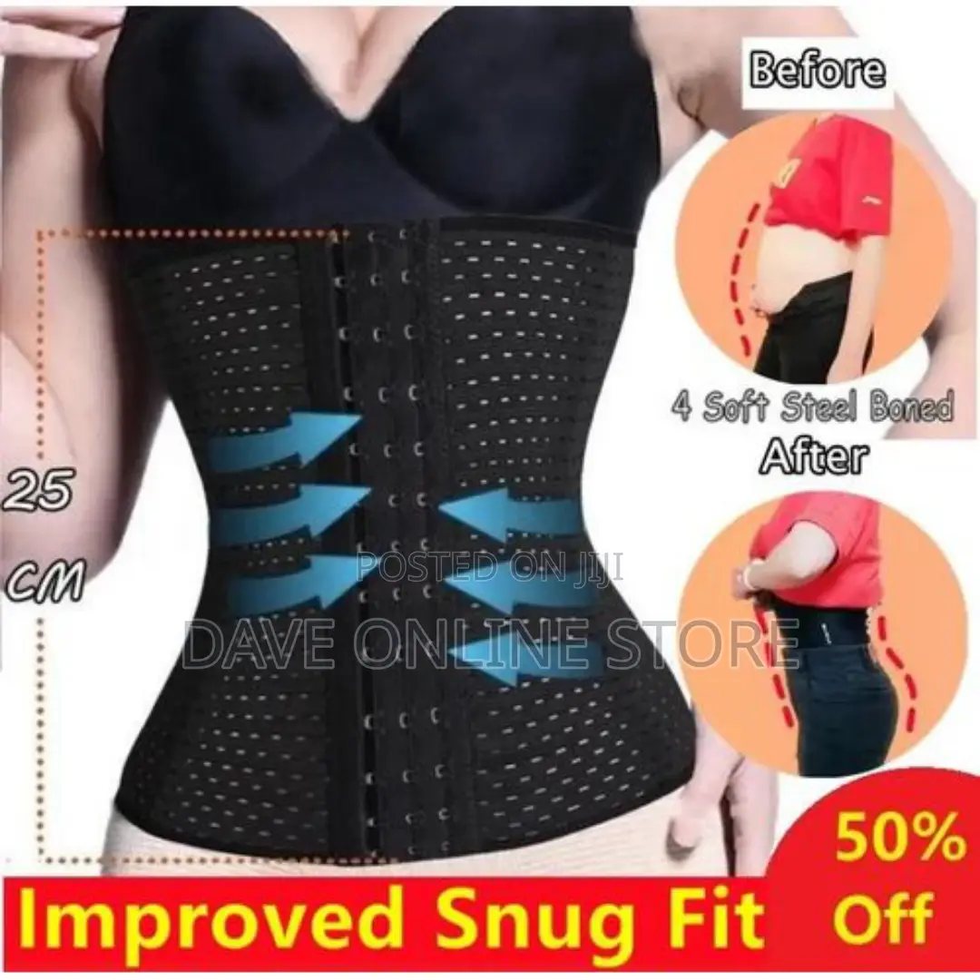 Women's Slim Waist Trainer Abdomen Slimming Corset Black