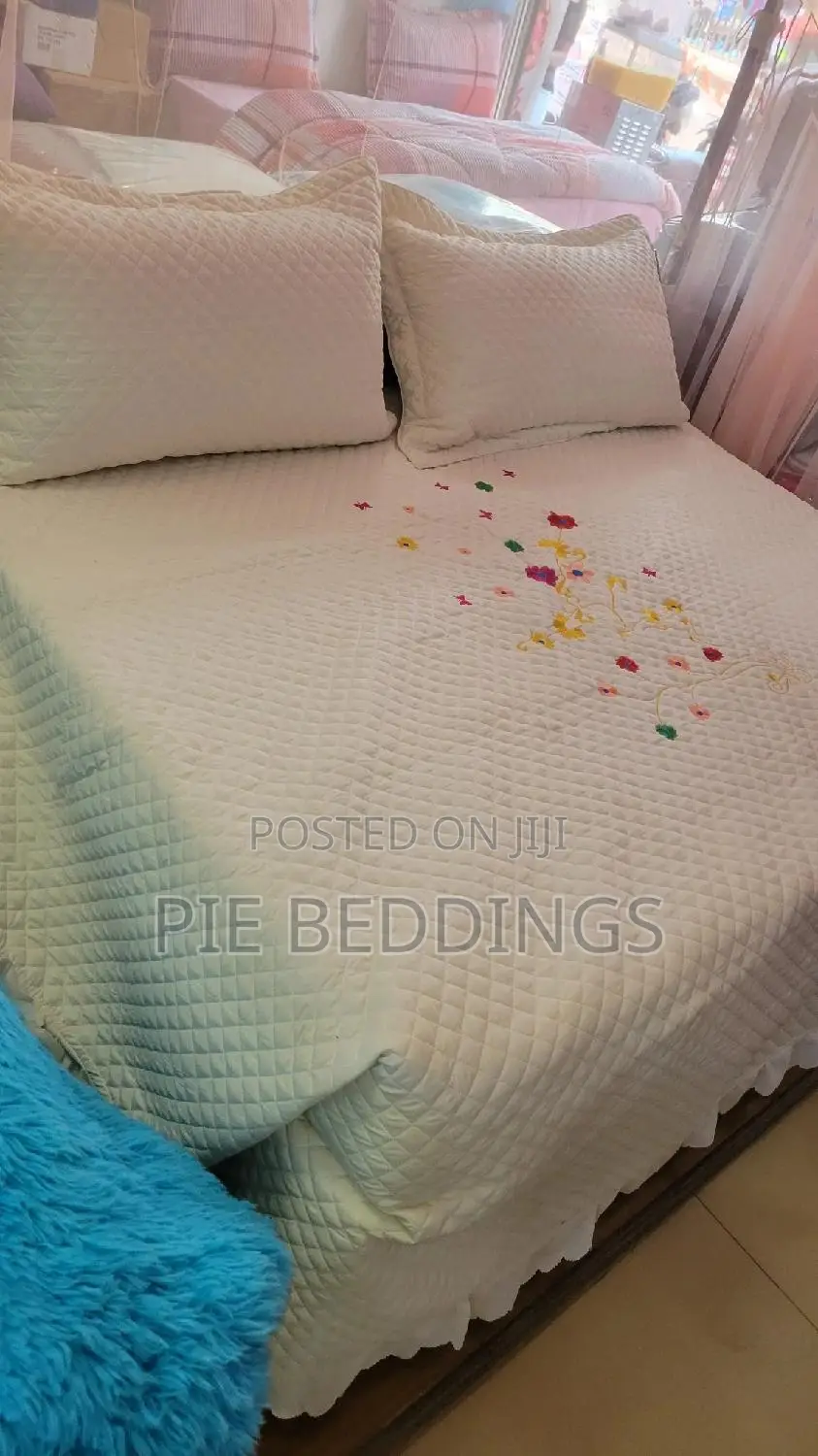 New and Quality Plain 3pc Bedspreads