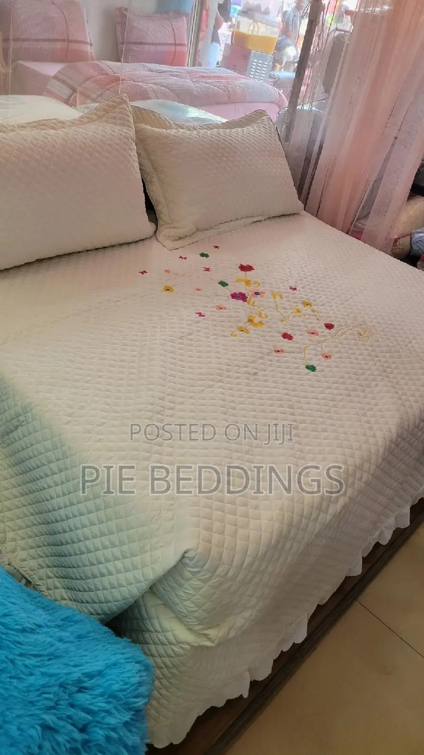 New and Quality Plain 3pc Bedspreads