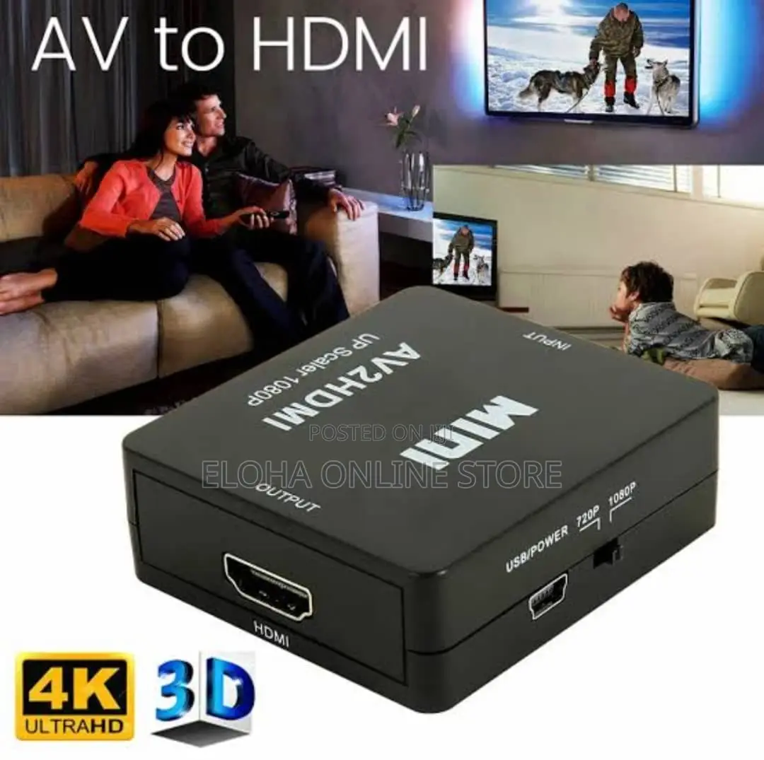 Av/Rca to HDMI Converter