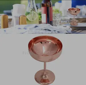 Metal Champagne Goblet,Wine Goblet for Bar Cup Copper