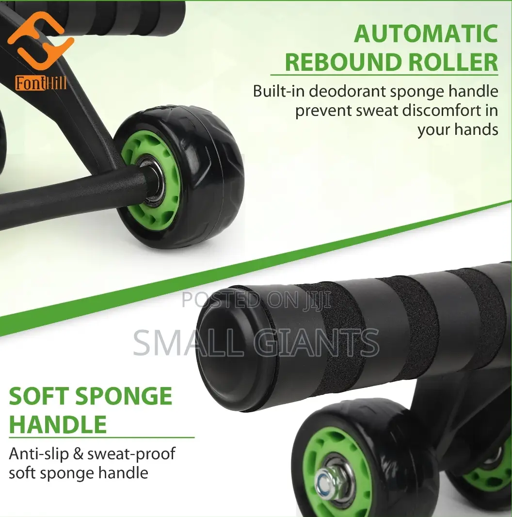 4 Wheel AB Abdominal Muscle Trainer