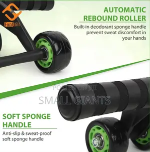 4 Wheel AB Abdominal Muscle Trainer