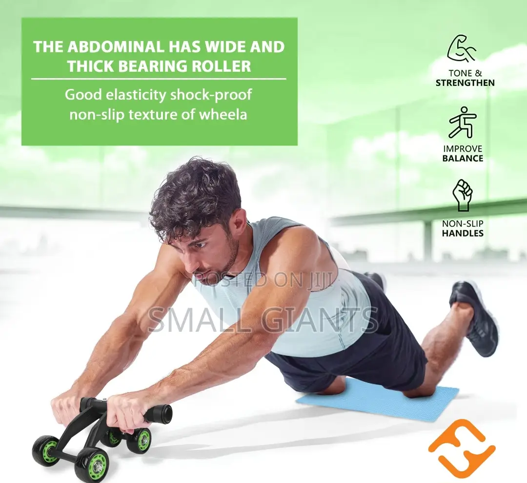 4 Wheel AB Abdominal Muscle Trainer