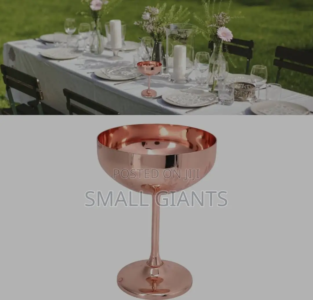 Metal Champagne Goblet