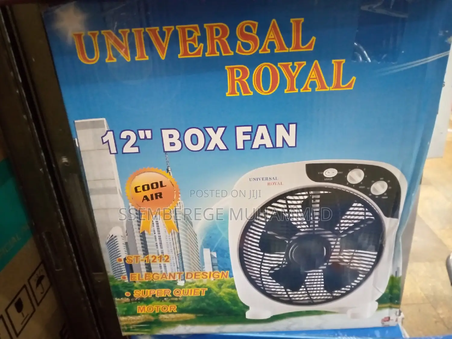 Universal Royal 12"Box Fan