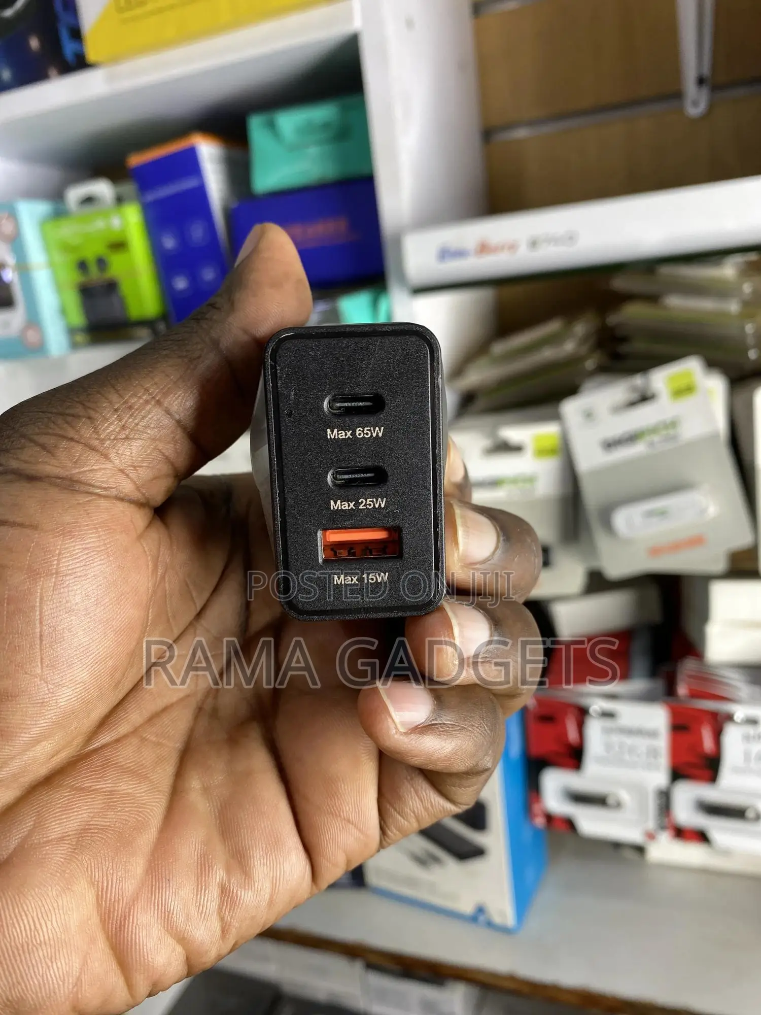 Samsung 3-Port Super Fast Charging Charger, 1x Usb-C 65w,