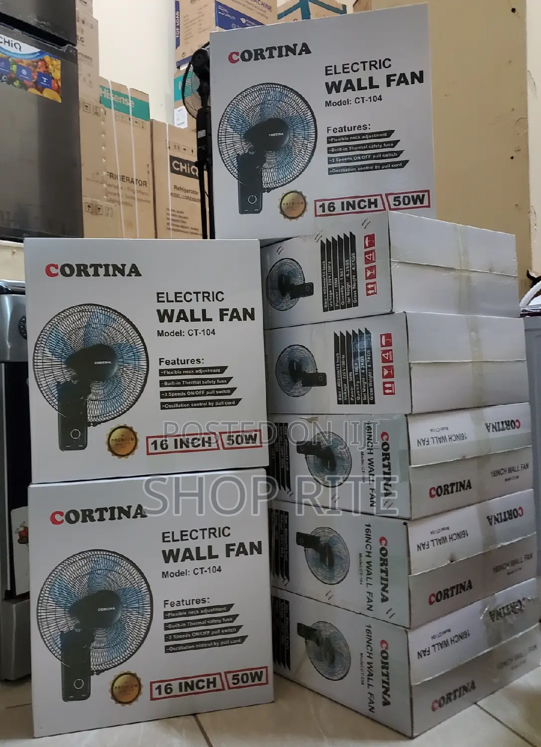 Cortina Fresh Air Wall Fan