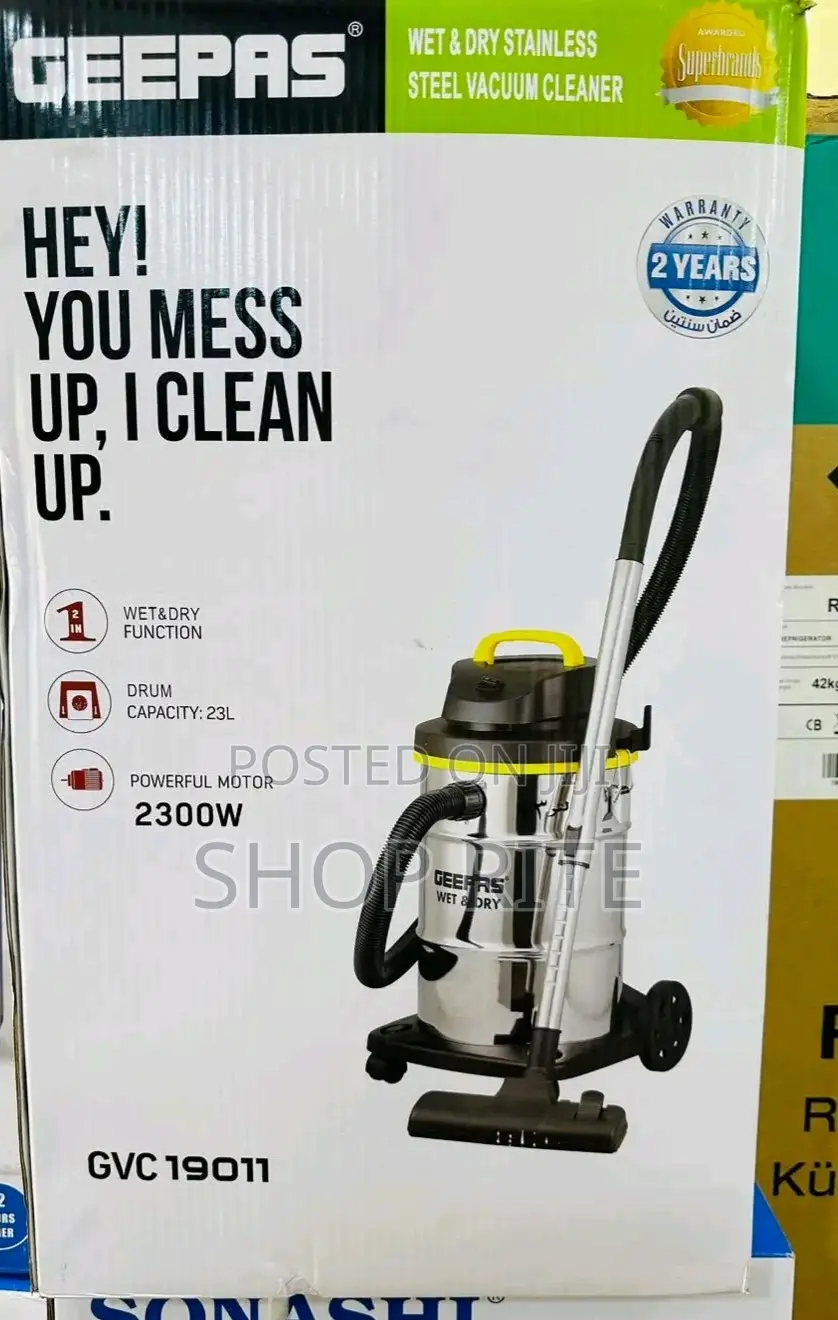 Geepas Original High Quality Vacuum Cleaner Wet and Dry