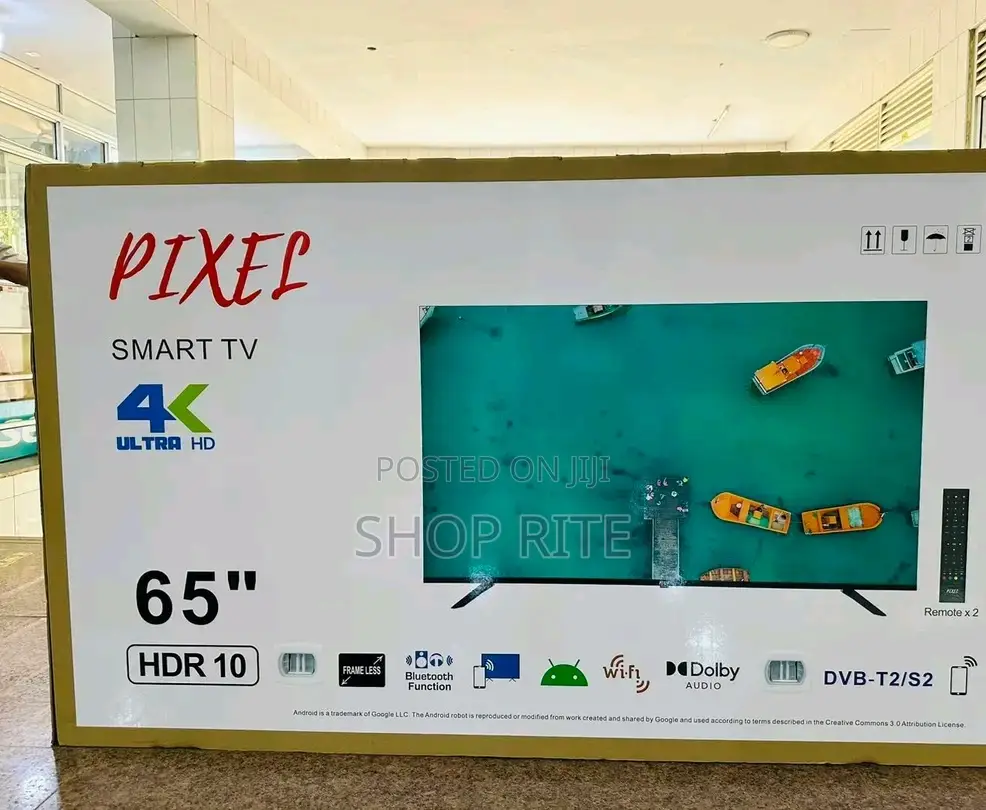 Pixel 65inch Smart Uhd TVS Original Brand New