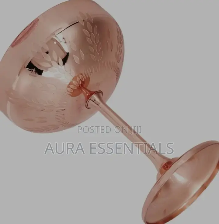 Metal Champagne ,Wine Goblet for Bar Cup Copper Plating