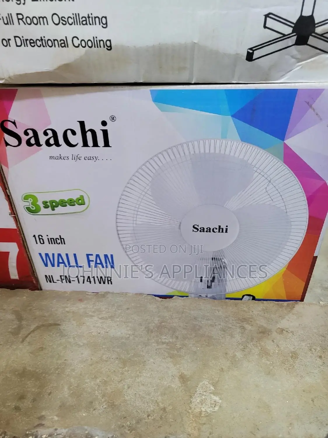 Saarch Wall Fan 16inch 1yr Warranty
