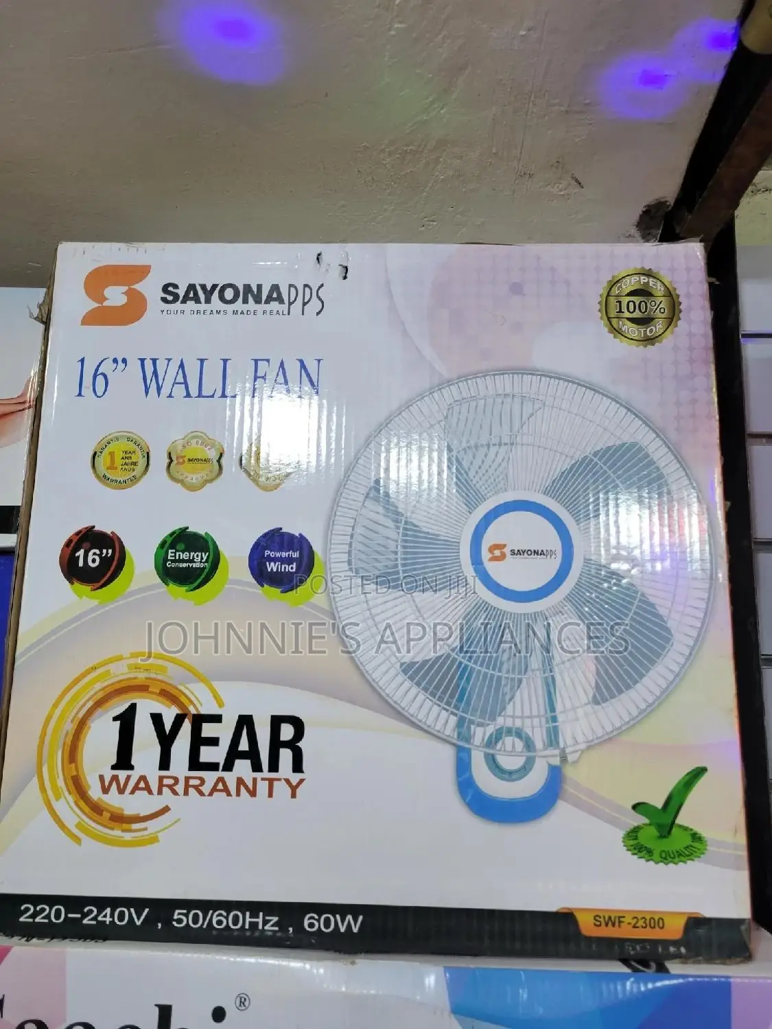 Sayonapps Wall Fan