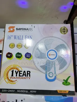 Sayona PPS 16 Wall Fan 1yr Warranty