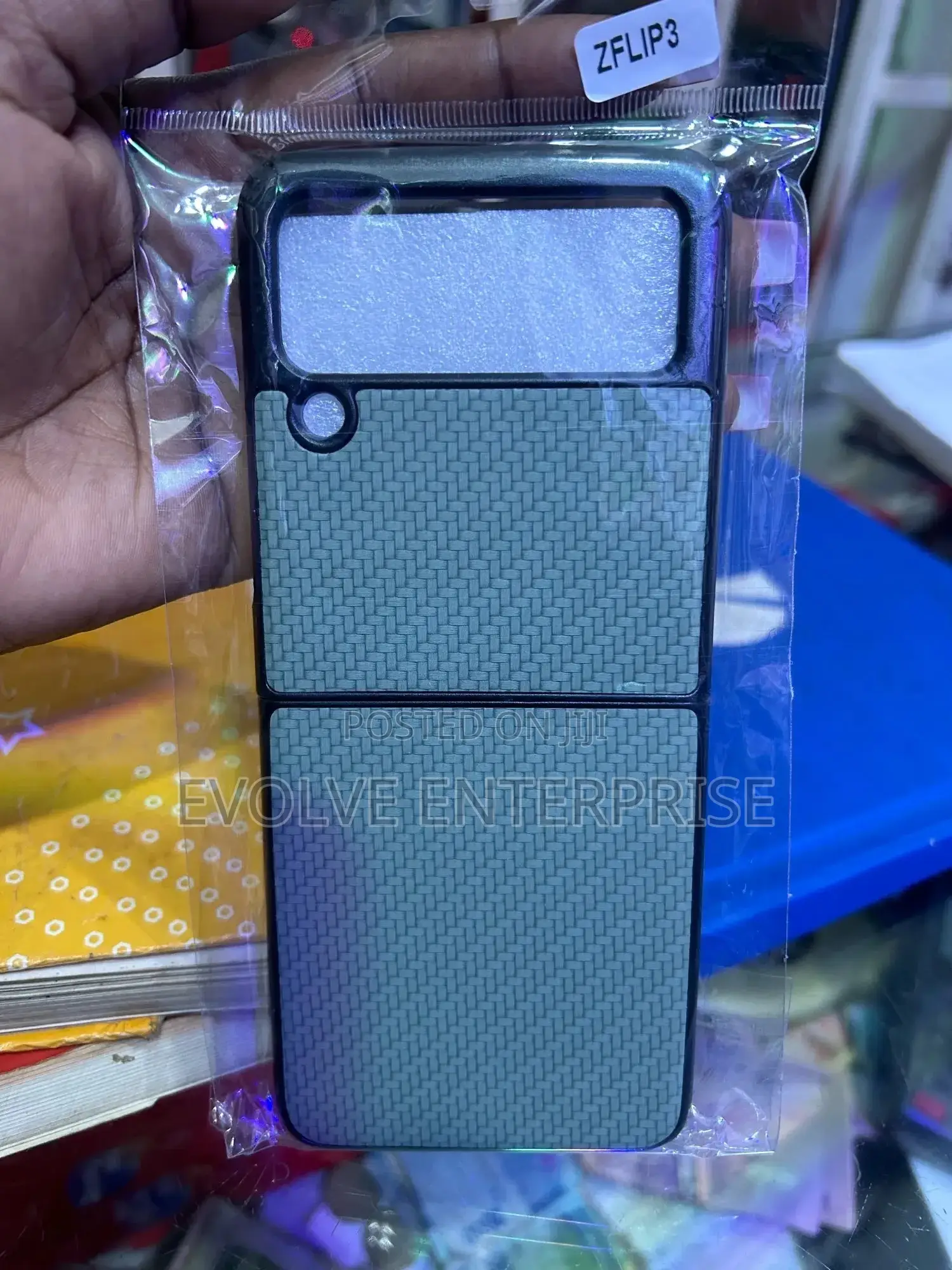 Anti-Drop Carbon Fiber Case for Samsung Galaxy Z Flip 3