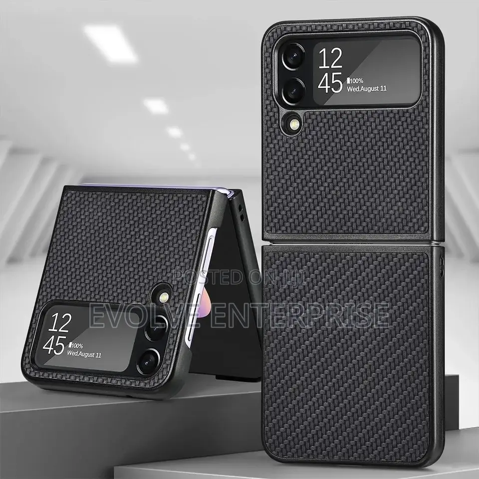 Anti-Drop Carbon Fiber Case for Samsung Galaxy Z Flip 3
