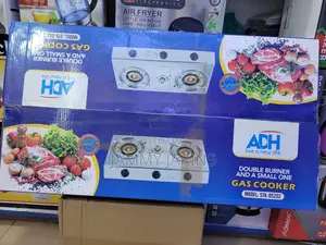 Photo - Double Burner Gas Cooker, Adh Gas Burner