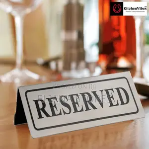 Stainless Steel Able Reserved Sign