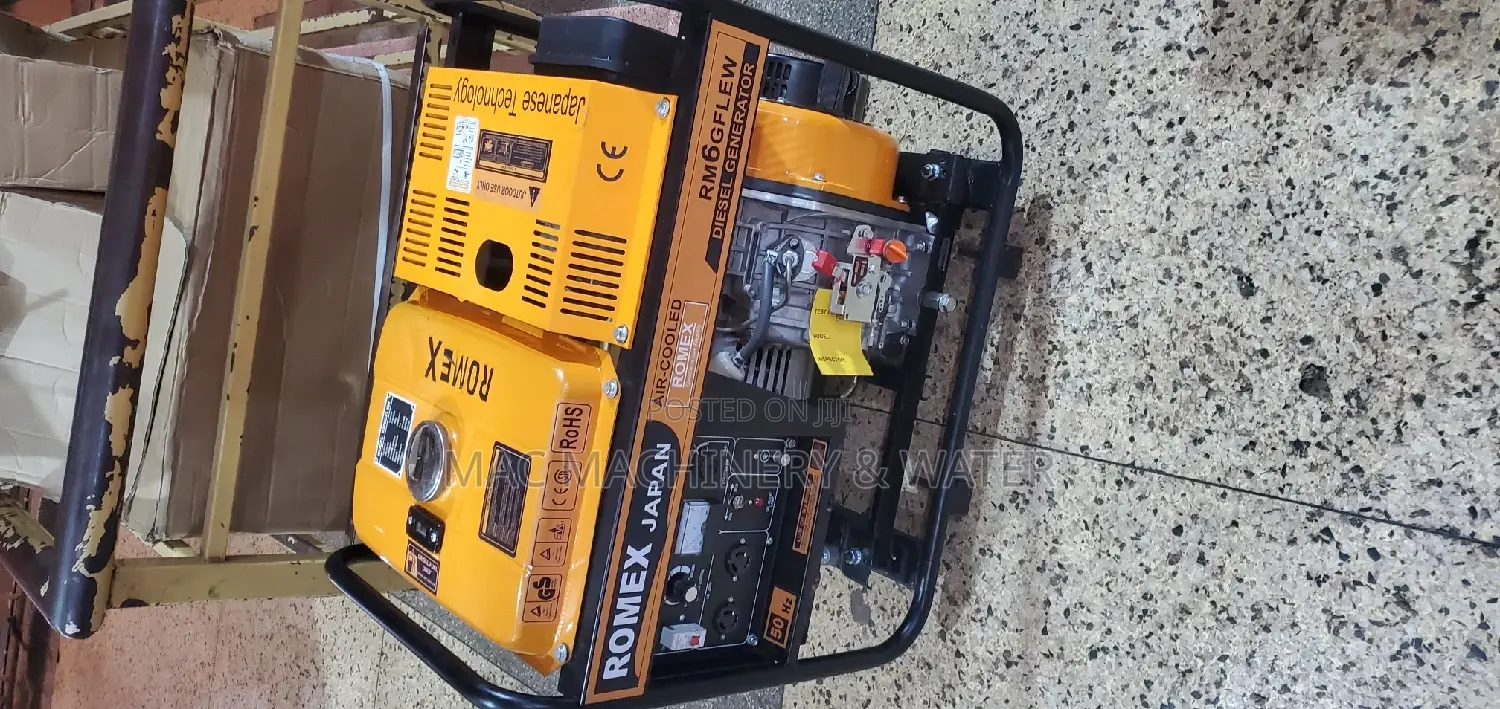 Romex Japan Diesel Generator Open Body 7kva