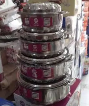 4 Pieces Set of Stainless Steel Serving Dishes