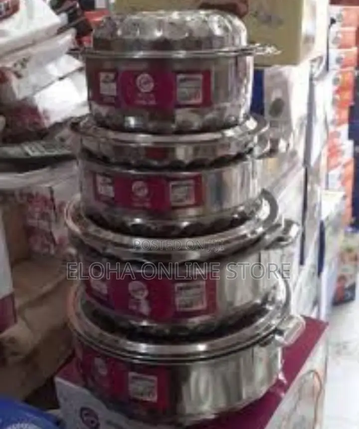 4 Pieces Set of Stainless Steel Serving Dishes