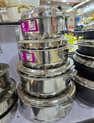 4 Pieces Set of Stainless Steel Serving Dishes