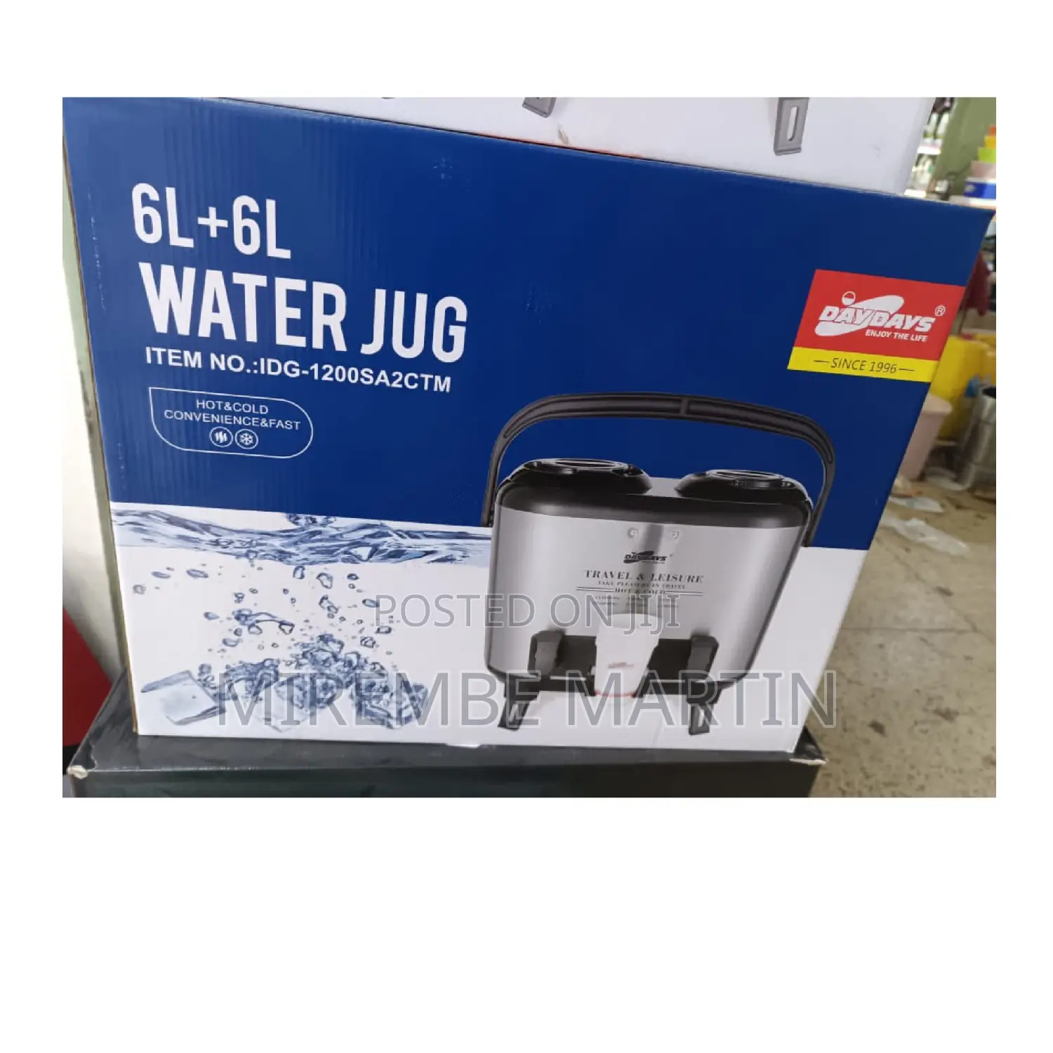 Double Water Jug 6L+6L.