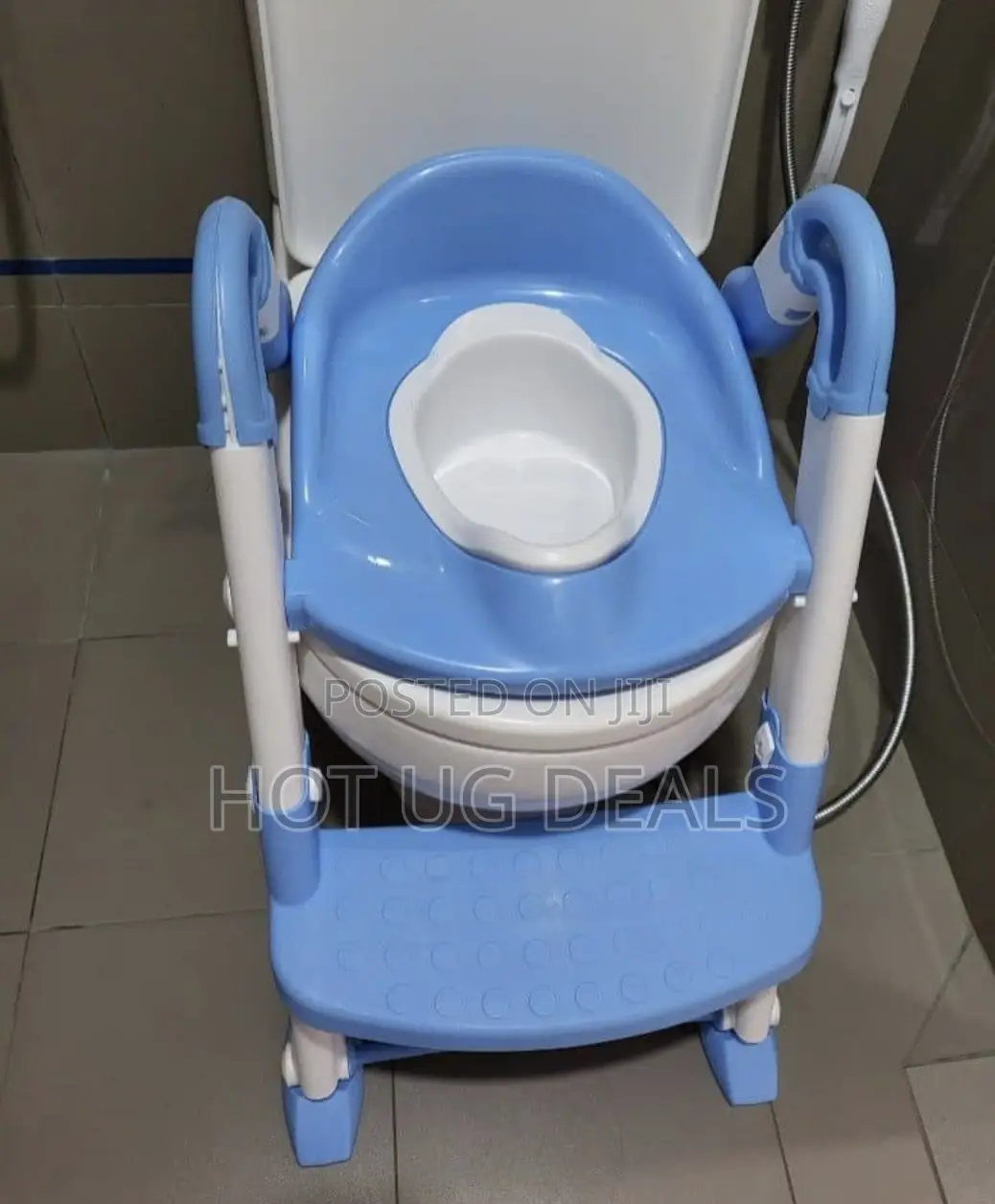 Kids Toilet Potty Seat Stepup Toddler With Ladder Blue